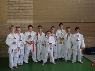Aylwin Judo Club Players with their medals Aylwin Judo Club Players with their medals
